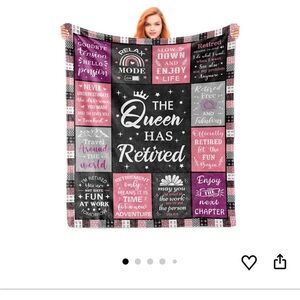 Queen Retired Blanket/Throw